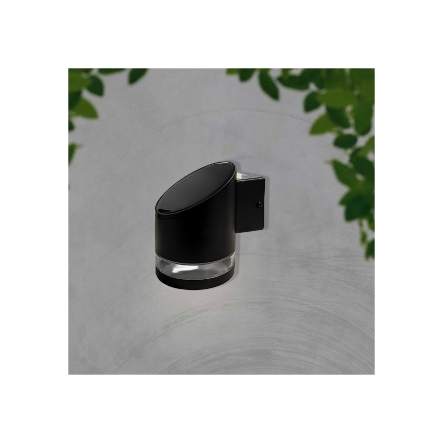 LED Външно соларно стенен осветител LED/1W/3,7V 3000K IP54 1200 mAh черен