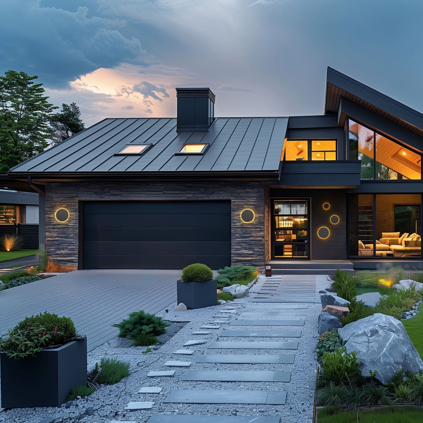 LED Външно стенна лампа PIATTA LED/9W/230V 3000/4000/6000K Ø 12 см IP44 черна