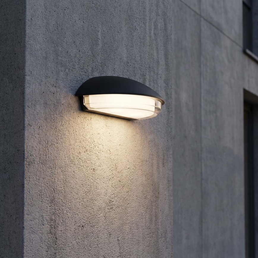 LED външно стенено осветително тяло ALABAMA LED/12W/230V IP54 черно