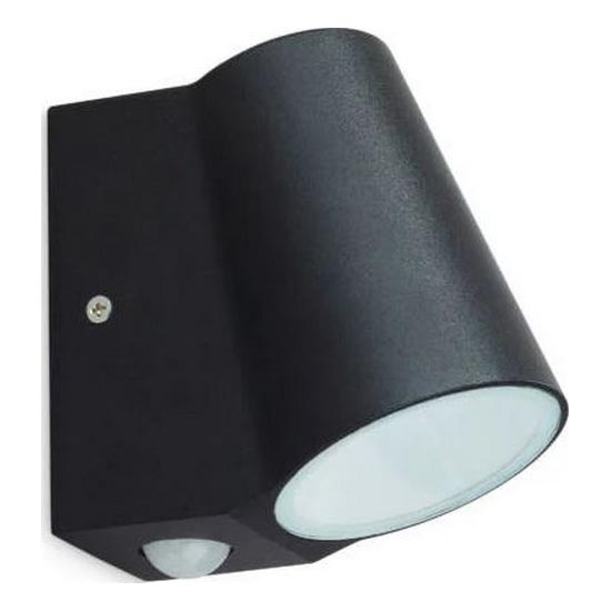 LED Външно стенна лампа с сензор BUNOL LED/6W/230V IP44 черен