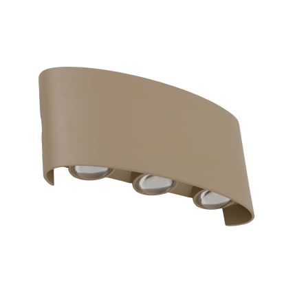 LED външно стенно осветително тяло ARROW LED/6W/230V IP54 бежово
