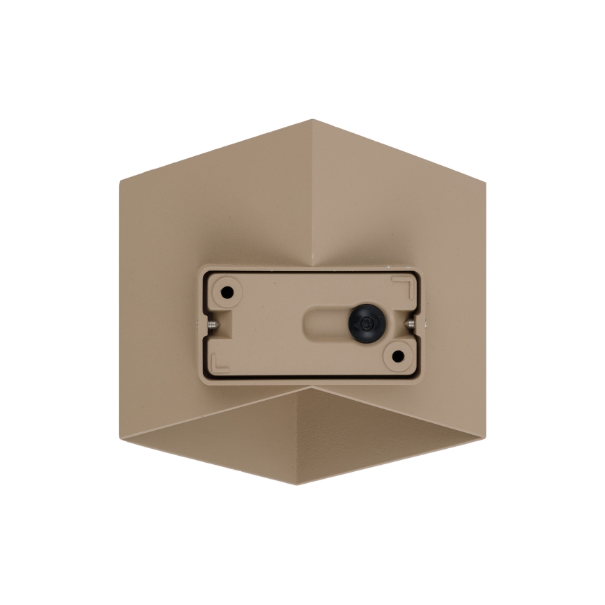 LED външно стенно осветително тяло CUBE LED/10W/230V IP54 бежово