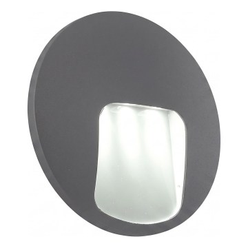 LED външно стенно осветително тяло DACU LED/3W/230V IP54 сиво
