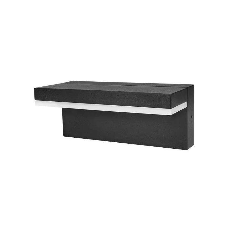 LED външно стенно осветително тяло HESTIO LED/9W/230V 4000K IP44 черно