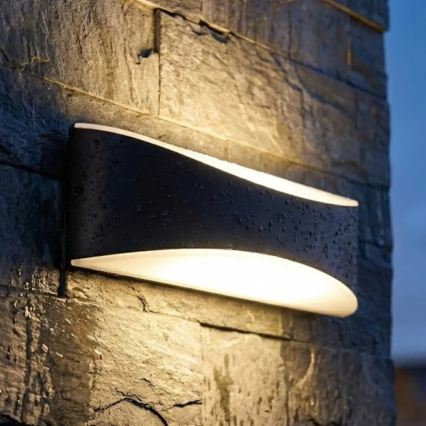 LED Външно стеннo осветително тяло LED/10W/230V IP65 черно