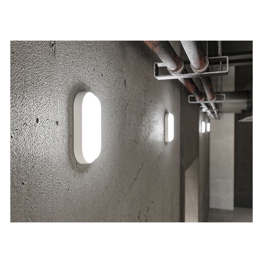 LED външно стенно осветително тяло LED/12W/230V IP54 бяло