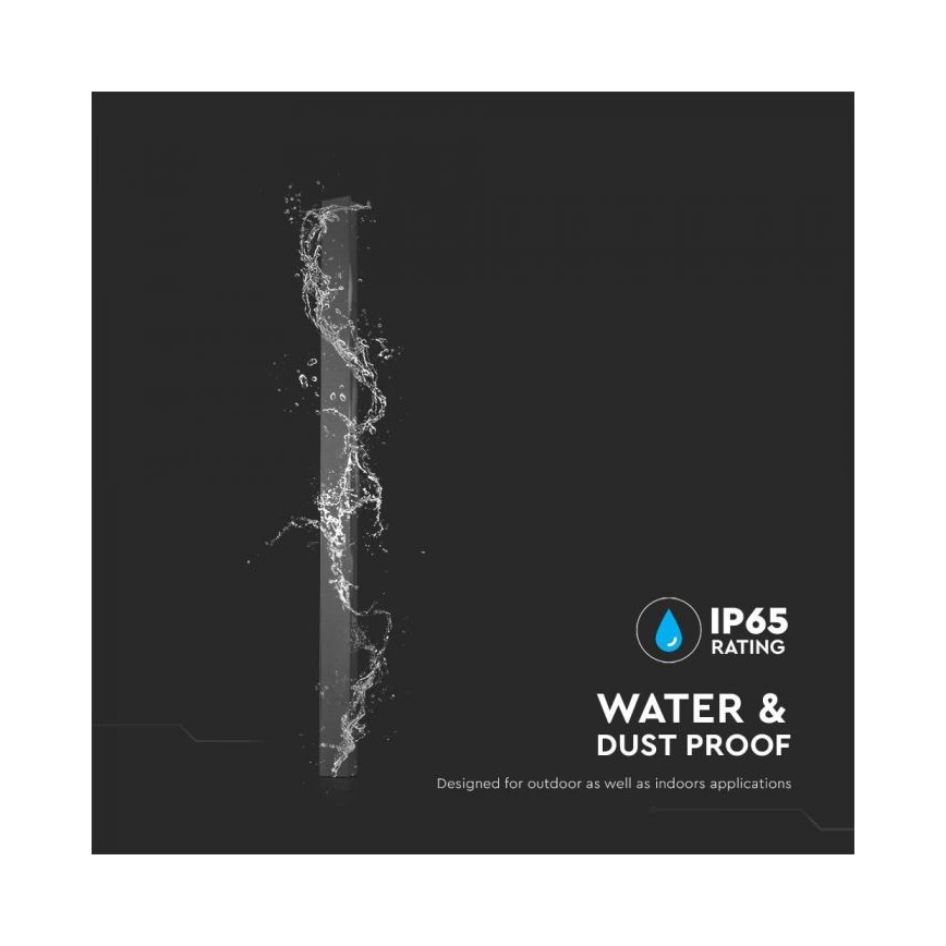 LED външно стенно осветително тяло LED/16W/230V 4000K IP65 101 cm антрацит