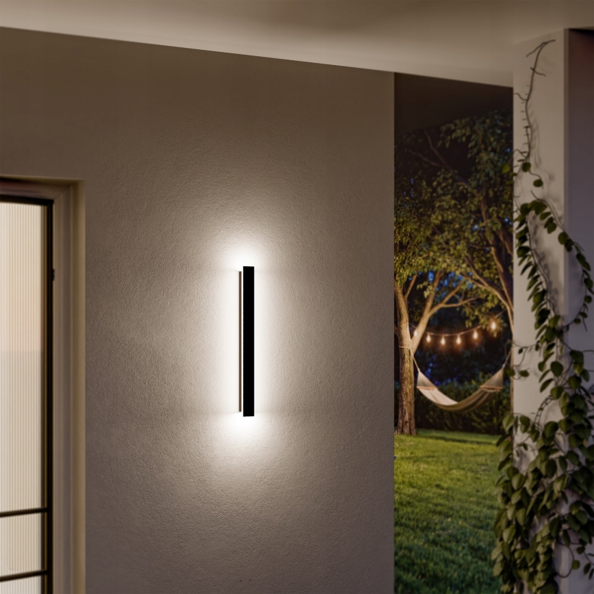 LED Външно стенно осветително тяло LED/18W/230V 60 см IP65 черно