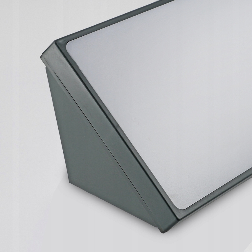 LED външно стенно осветително тяло LED/20W/230V IP65 сиво