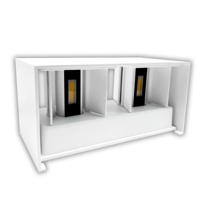 LED външно стенно осветително тяло LED/24W/230V 3000K IP65 бяло