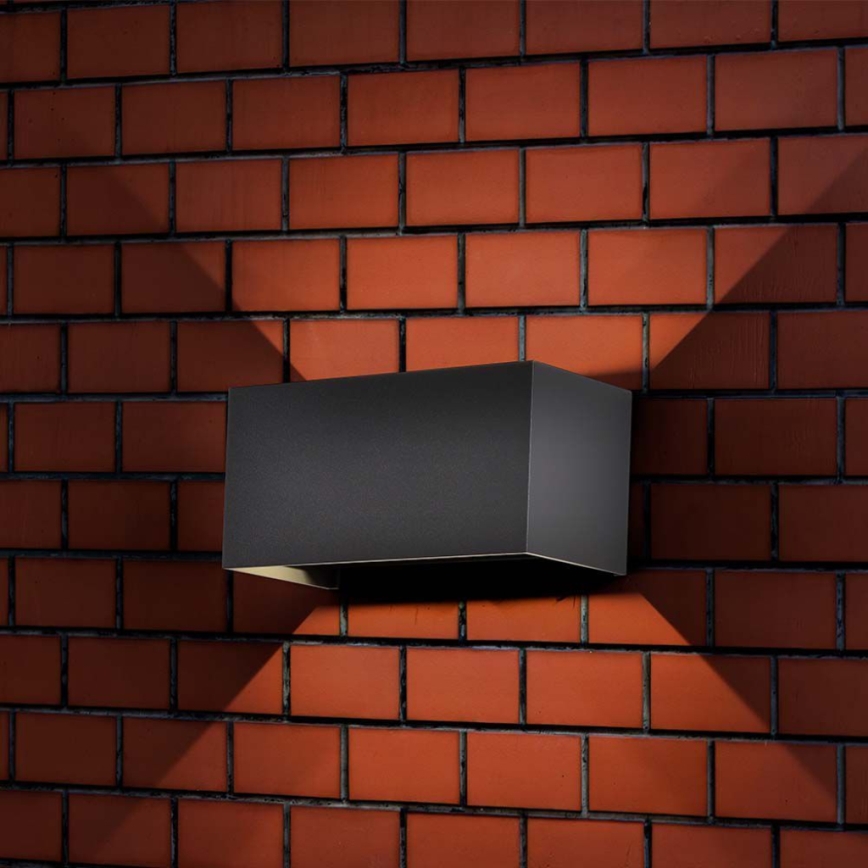 LED външно стенно осветително тяло LED/24W/230V 4000K IP65 черно
