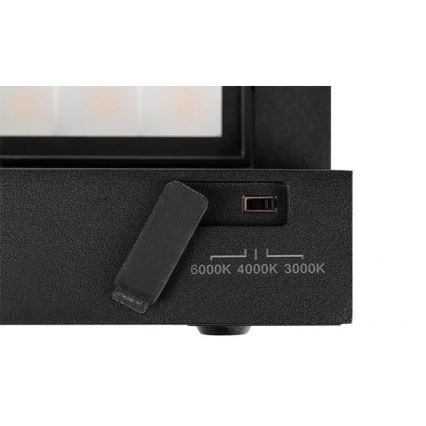 LED външно стенно осветително тяло LED/36W/230V 3000/4000/6500K IP54 черно