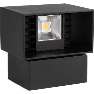LED външно стенно осветително тяло LED/6W/230V IP54 черно