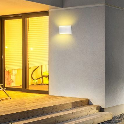 LED външно стенно осветително тяло LED/9W/230V 4000K IP54 бяло