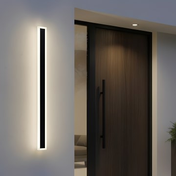 LED външно стенно осветително тяло MIRANA S LED/25W/230V 4000K IP44 120 cm черно