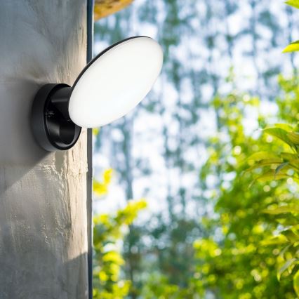 LED Външно стенно осветително тяло OLAF LED/10W/230V IP44 черно