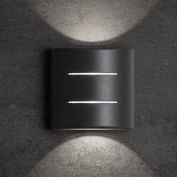 LED външно стенно осветително тяло REFAZI LED/6W/230V IP54 антрацит