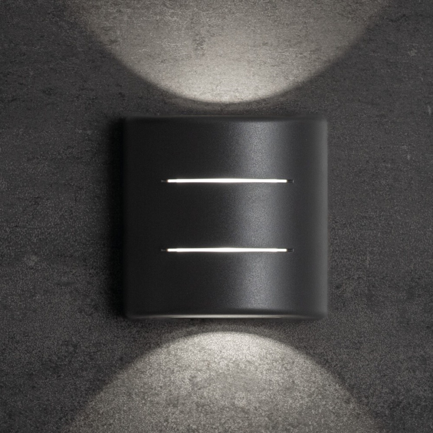 LED външно стенно осветително тяло REFAZI LED/6W/230V IP54 антрацит