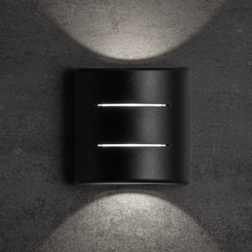 LED Външно стенно осветително тяло REFAZI LED/6W/230V IP54 черно