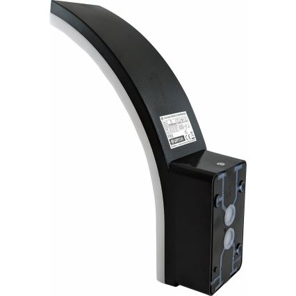 LED димируема външна стенна лампа със сензор за движение и сумрак LED/12/15/20W/230V IP65 черна