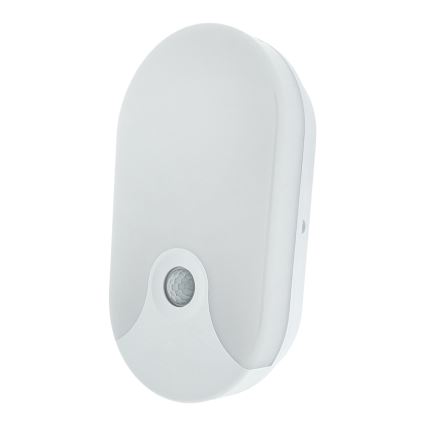 LED външно стенно осветително тяло с датчик за движение LED/18W/230V IP44 бяло