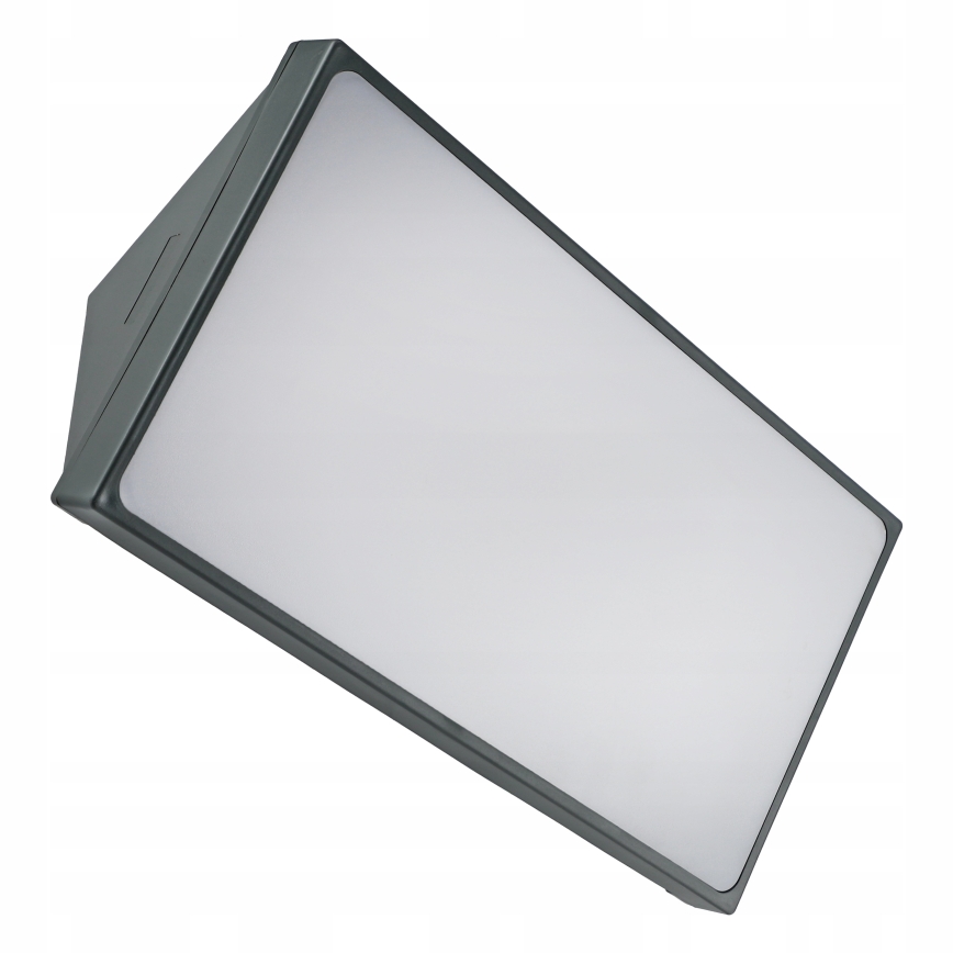 LED външен стенен осветител с датчик за движение LED/20W/230V IP65 сив