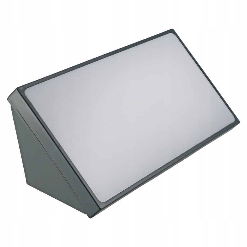 LED външен стенен осветител с датчик за движение LED/20W/230V IP65 сив
