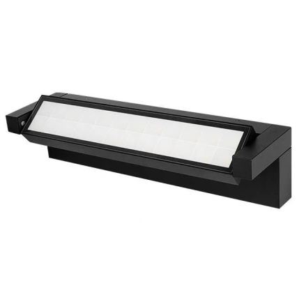 LED външно стенно осветително тяло със сензор за движение и за сумрак LED/36W/230V 3000/4000/6500K IP54 черно