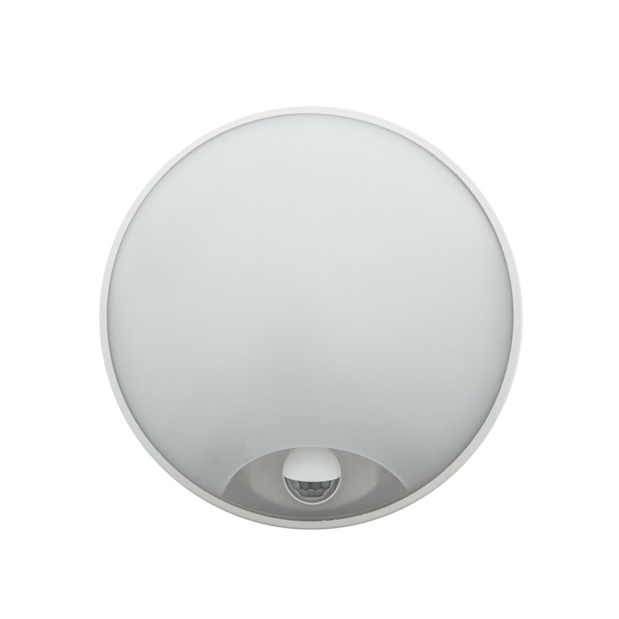LED димируема външна стенна лампа с датчик за движение LED/15/18/20W/230V 3000K/4000K/6500K IP65 черна/бяла