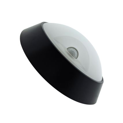 LED димируема външна стенна лампа с датчик за движение LED/15/18/20W/230V 3000K/4000K/6500K IP65 черна/бяла
