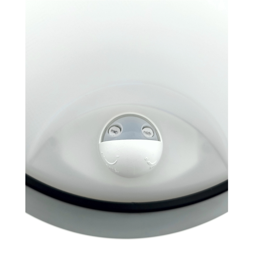 LED димируема външна стенна лампа с датчик за движение LED/15/18/20W/230V 3000K/4000K/6500K IP65 черна/бяла