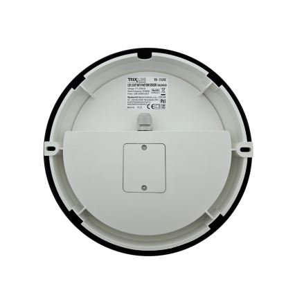 LED димируема външна стенна лампа с датчик за движение LED/15/18/20W/230V 3000K/4000K/6500K IP65 черна/бяла