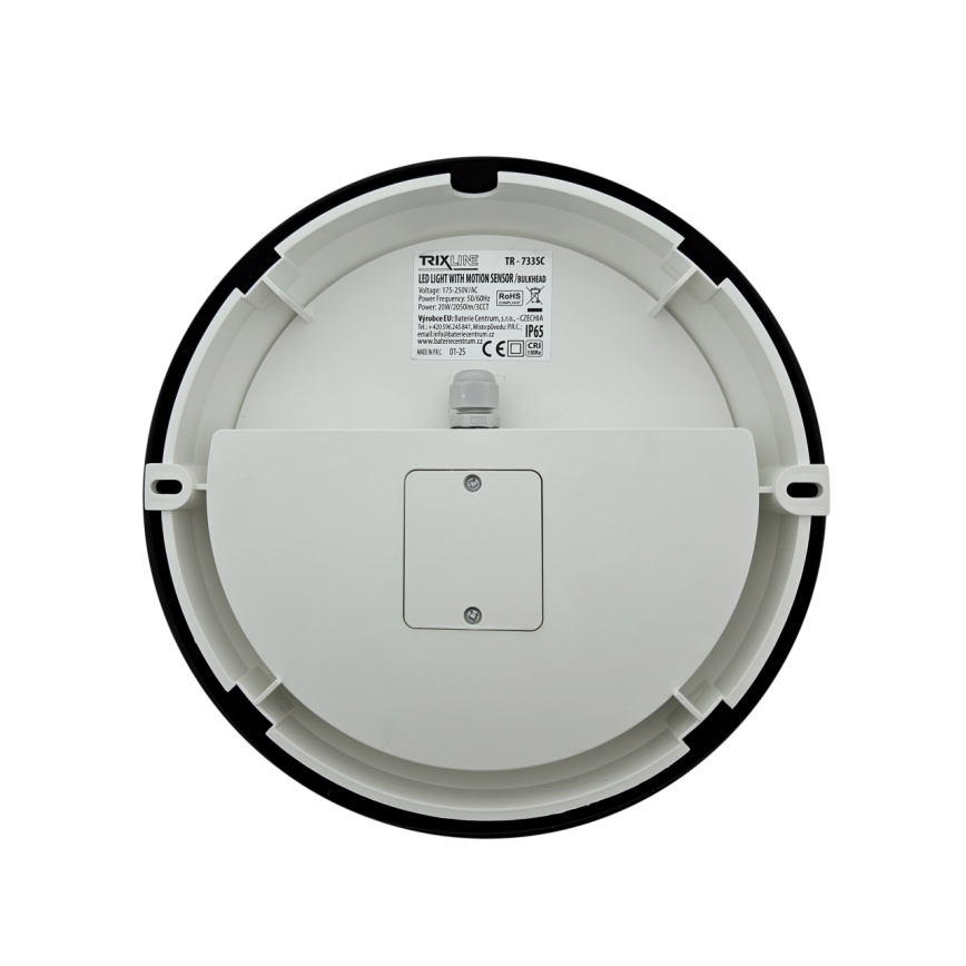 LED димируема външна стенна лампа с датчик за движение LED/15/18/20W/230V 3000K/4000K/6500K IP65 черна/бяла