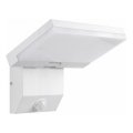 LED външно стеннo осветително тяло със сензор за движение LED/18W/230V IP44 бяло