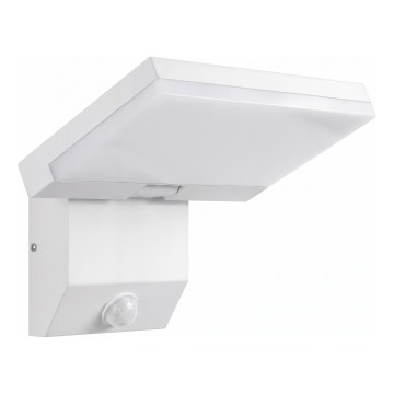 LED външно стеннo осветително тяло със сензор за движение LED/18W/230V IP44 бяло