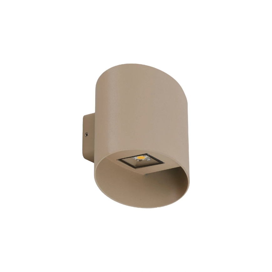 LED външно стенно осветително тяло VERTO LED/5W/230V IP54 бежово