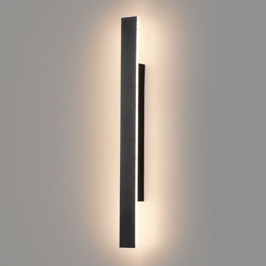 LED външно стенно осветително тяло WOW LED/11W/230V 3000/4000/6000K 60 cm IP54 черно