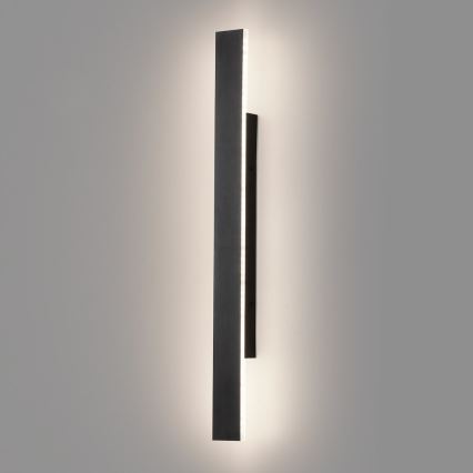 LED външно стенно осветително тяло WOW LED/11W/230V 3000/4000/6000K 60 cm IP54 черно
