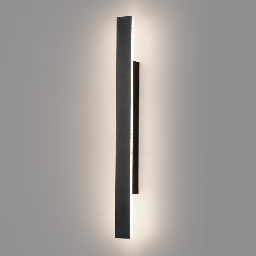 LED външно стенно осветително тяло WOW LED/11W/230V 3000/4000/6000K 60 cm IP54 черно