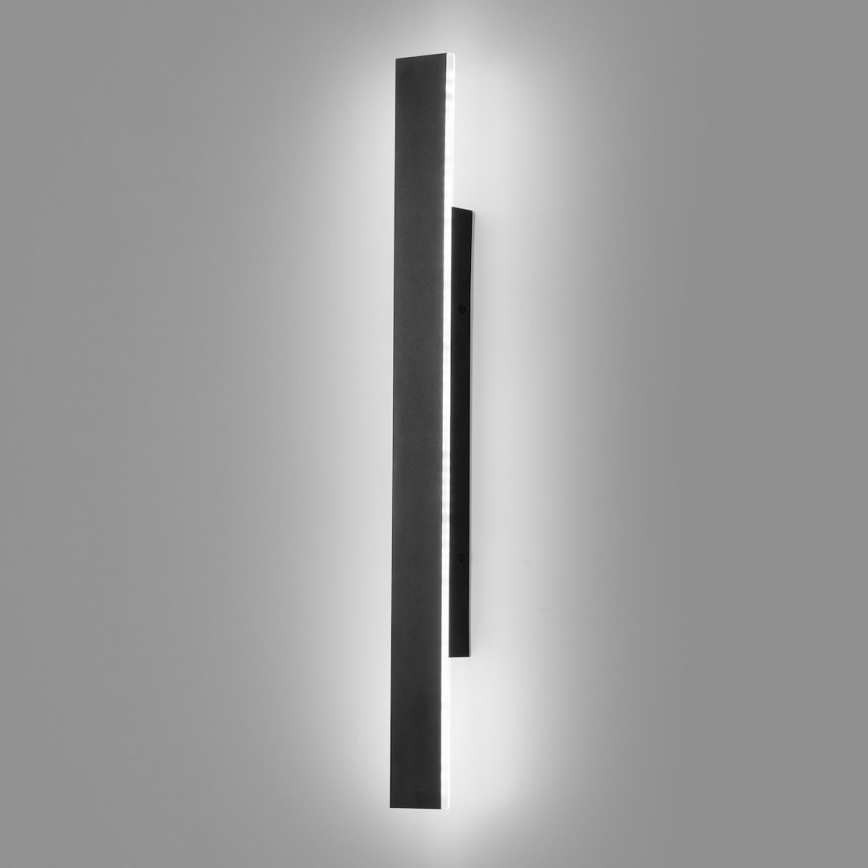 LED външно стенно осветително тяло WOW LED/11W/230V 3000/4000/6000K 60 cm IP54 черно