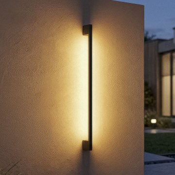 LED външно стенно осветително тяло YALTE LED/12W/230V 3000/4000/6500K 123 см IP54 черно