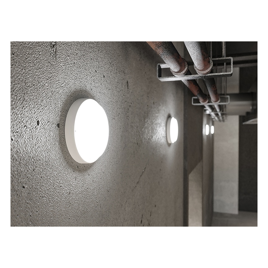 LED външно стеново осветително тяло LED/9W/230V IP54 бяло