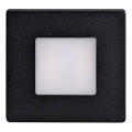 LED външно стълбищно осветително тяло, 1,7W/230V, 3000/4000/6000K, IP54, черно