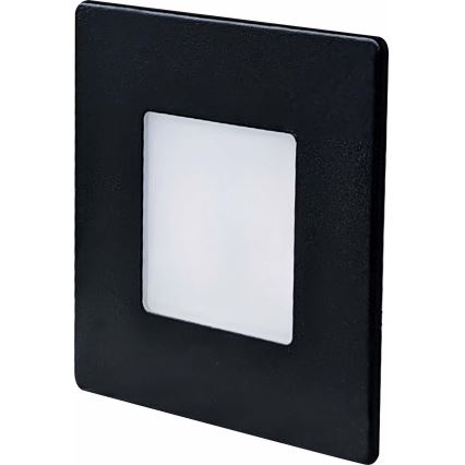 LED външно стълбищно осветително тяло, 1,7W/230V, 3000/4000/6000K, IP54, черно