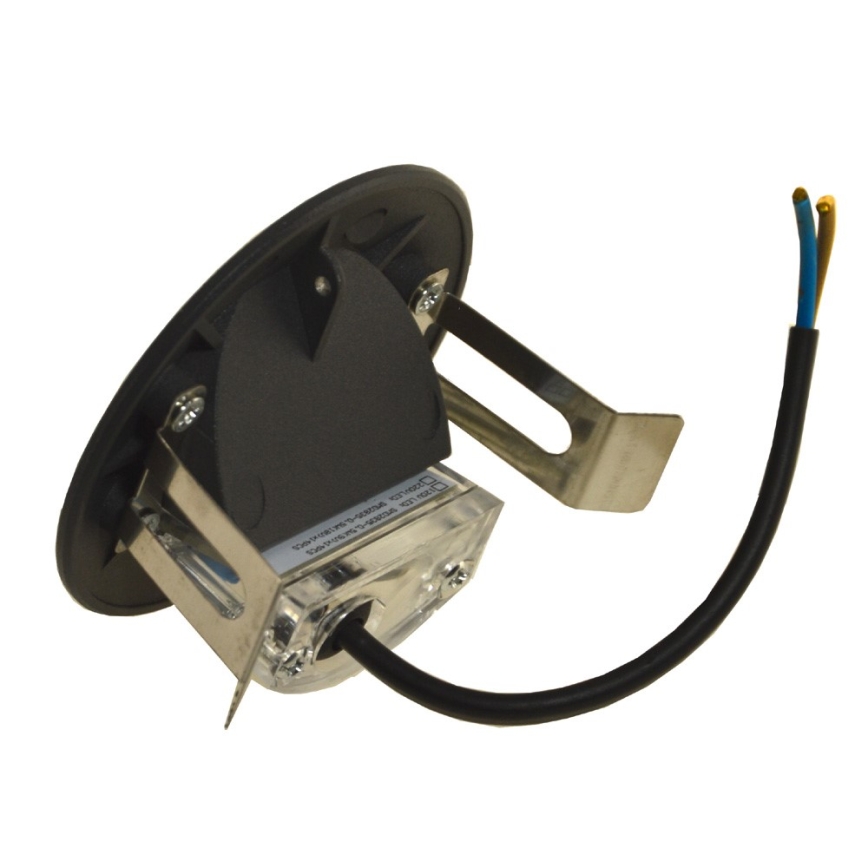 LED външно стълбищно осветително тяло UGRA LED/2W/230V 4000K IP54 антрацит