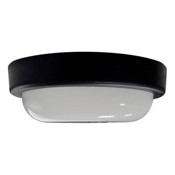 LED външно таванно осветително тяло LED/8W/230V 4200K Ø 14 см IP64 черно