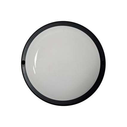 LED външно таванно осветително тяло LED/8W/230V 4200K Ø 14 см IP64 черно