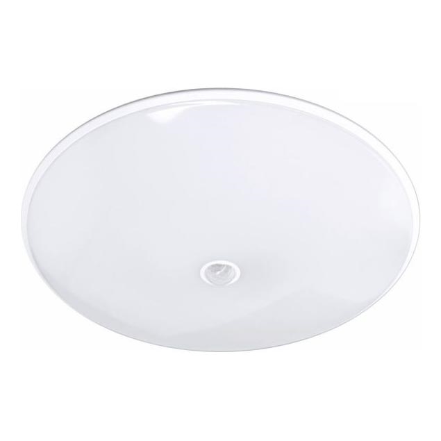 LED външно таванно осветително тяло със сензор VISTA LED/15W/230V Ø 26 cm IP54 бяло