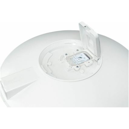 LED външно таванно осветително тяло със сензор VISTA LED/15W/230V Ø 26 cm IP54 бяло