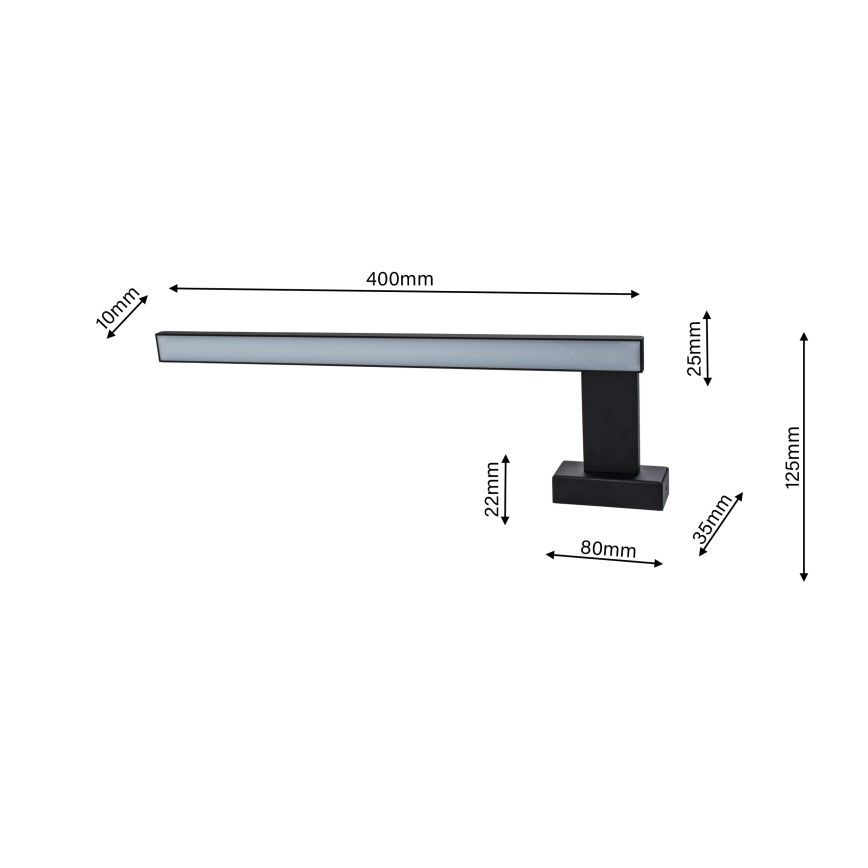 LED За баня Стенна лампа SHINE 1xLED/11W/230V IP44